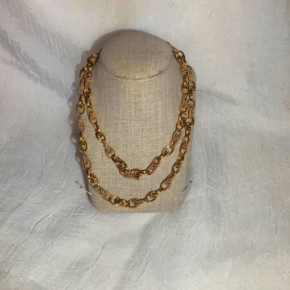 Chunky Gold Chain Costume Necklace
